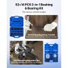 VEVOR 52pcs Custom Bushing Bearing And Seal Driver Set & 16pcs Slide Hammer Puller Set, 2 in 1 Bushing Bearing Driver Press Kit, Heavy Duty Removal Puller Installation Set with 49 Bushings, 10 Collets(bearing puller/bearing race driver)