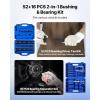 VEVOR 52pcs Custom Bushing Bearing And Seal Driver Set & 16pcs Slide Hammer Puller Set, 2 in 1 Bushing Bearing Driver Press Kit, Heavy Duty Removal Puller Installation Set with 49 Bushings, 10 Collets(slide hammer puller/bearing race driver)