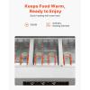 VEVOR 5-Pan Commercial Food Warmer, 5 x 20.6QT Electric Steam Table, 3750W Professional Buffet Catering Food Warmer with 4 Wheels (2 Lockable), Food Grade Stainless Steel Server for Party Restaurant(3 Pan)