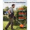 VEVOR 5-in-1 26cc 2 Cycle Gas Powered Dual Sided Hedge Trimmer, Weed Eater, String Trimmer, Edger, Pole Saw Chainsaw Pruner with EPA, CE and EMC Certification(26cc 4-in-1 Gas Hedge Trimmer  String Trimmer  Brush Cutter  Edger)
