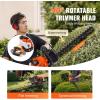VEVOR 5-in-1 26cc 2 Cycle Gas Powered Dual Sided Hedge Trimmer, Weed Eater, String Trimmer, Edger, Pole Saw Chainsaw Pruner with EPA, CE and EMC Certification(26cc 2 Stroke Gas Hedge Trimmer)