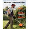 VEVOR 5-in-1 26cc 2 Cycle Gas Powered Dual Sided Hedge Trimmer, Weed Eater, String Trimmer, Edger, Pole Saw Chainsaw Pruner with EPA, CE and EMC Certification(26cc 7-in-1 Gas Hedge Trimmer  Weed Eater  String Trimmer  3T&40T Brush Cutter  Edger  Pole Saw Chainsaw Pruner)