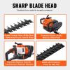 VEVOR 5-in-1 26cc 2 Cycle Gas Powered Dual Sided Hedge Trimmer, Weed Eater, String Trimmer, Edger, Pole Saw Chainsaw Pruner with EPA, CE and EMC Certification(26cc 2 Stroke Gas Hedge Trimmer)