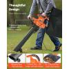 VEVOR 63CC Backpack Leaf Blower Gas Powered, 1.89L Tank, Delivers 1110CFM & 220MPH, Perfect for Garden Maintenance, Clearing Leaves & Snow(3 in 1 12Amp Corded Leaf Blower)