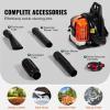 VEVOR 63CC Backpack Leaf Blower Gas Powered, 1.89L Tank, Delivers 1110CFM & 220MPH, Perfect for Garden Maintenance, Clearing Leaves & Snow(52CC Backpack)