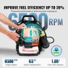 VEVOR 63CC Backpack Leaf Blower Gas Powered, 1.89L Tank, Delivers 1110CFM & 220MPH, Perfect for Garden Maintenance, Clearing Leaves & Snow(63CC Backpack)
