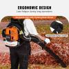 VEVOR 63CC Backpack Leaf Blower Gas Powered, 1.89L Tank, Delivers 1110CFM & 220MPH, Perfect for Garden Maintenance, Clearing Leaves & Snow(63CC Backpack)