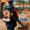 VEVOR 63CC Backpack Leaf Blower Gas Powered, 1.89L Tank, Delivers 1110CFM & 220MPH, Perfect for Garden Maintenance, Clearing Leaves & Snow(63CC Backpack)