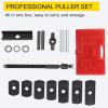 VEVOR 9-Way Slide Hammer Puller Set, 15PCS Front Wheel Hub Bearing Remover & Rear Wheel Axle Hub Dent Shaft Puller Tool Kit, Axle Bearing Puller Tool Kit and Slide Hammer Remover Set with Carry Box(Cylinder Liner Puller)