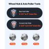 VEVOR 9-Way Slide Hammer Puller Set, 15PCS Front Wheel Hub Bearing Remover & Rear Wheel Axle Hub Dent Shaft Puller Tool Kit, Axle Bearing Puller Tool Kit and Slide Hammer Remover Set with Carry Box(slide hammer puller set)