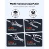 VEVOR 9-Way Slide Hammer Puller Set, 15PCS Front Wheel Hub Bearing Remover & Rear Wheel Axle Hub Dent Shaft Puller Tool Kit, Axle Bearing Puller Tool Kit and Slide Hammer Remover Set with Carry Box(slide hammer puller set)