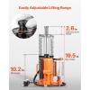 VEVOR Air Hydraulic Bottle Jack, 20 Ton/40000 LBS All Welded Bottle Jack, 10.4-19.7 inch Lifting Range, Manual Handle and Air Pump, for Car, Pickup, Truck, RV, Auto Repair, Industrial Engineering(20T Pneumatic Type)