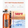 VEVOR Air Hydraulic Bottle Jack, 20 Ton/40000 LBS All Welded Bottle Jack, 10.4-19.7 inch Lifting Range, Manual Handle and Air Pump, for Car, Pickup, Truck, RV, Auto Repair, Industrial Engineering(12T Pneumatic Type)