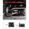 VEVOR Air Hydraulic Jack Car Ramps 2PCS, 11023 lbs/5 Ton Capacity, 12.6 inch Max Height, Pneumatic Ramp Jacks with Airbags, Wheel Chocks, Extension Ramps, Heightened Columns, Heavy-Duty