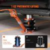 VEVOR Air Jack, 3 Ton/6600 lbs Triple Bag Air Jack, with Heightened Column Lifting Up to 21.3 Inch & Adjustable Handle, with Thick Rubber Pad, 1-6S Lifting Pneumatic Bag Jack Fits for Car, SUV(3T/high 21.3in-Adjustable Handle)