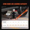 VEVOR Air Jack, 3 Ton/6600 lbs Triple Bag Air Jack, with Heightened Column Lifting Up to 21.3 Inch & Adjustable Handle, with Thick Rubber Pad, 1-6S Lifting Pneumatic Bag Jack Fits for Car, SUV(3T/high 21.3in-Adjustable Handle)