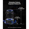 VEVOR Air Jack, 3 Ton/6613 lbs Triple Bag Air Jack, Airbag with Six Steel Pipes, Lift Up to 17.7 inch/450 mm, 1-6 s Fast Lifting Pneumatic with Long Handle & Rubber Pad for Cars, SUVs, Pickup Trucks(Long Handle)
