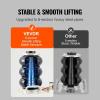 VEVOR Air Jack with Support Rod, 3 Ton/6613 lbs Triple Bag Air Jack, Lift Up to 18.5 inch with Heightened Column & Adjustable Handle, 1-6 s Fast Lifting Pneumatic for Car, SUV, Pickup Truck(short Handle)