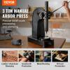 VEVOR Arbor Press, 1 Ton Manual Arbor Press with Handwheel, 5.9″ Maximum Height, Cast Iron Heavy-duty Manual Desktop Arbor Press, Precision Hand Press for Stamping, Bending, Stretching, Forming(3T)