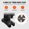 VEVOR Arbor Press, 1 Ton Manual Arbor Press with Handwheel, 5.9″ Maximum Height, Cast Iron Heavy-duty Manual Desktop Arbor Press, Precision Hand Press for Stamping, Bending, Stretching, Forming(0.5T)