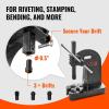 VEVOR Arbor Press, 1 Ton Manual Arbor Press with Handwheel, 5.9″ Maximum Height, Cast Iron Heavy-duty Manual Desktop Arbor Press, Precision Hand Press for Stamping, Bending, Stretching, Forming(3T)