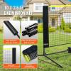 VEVOR Badminton Net, Height Adjustable Volleyball Net, Wide Foldable Pickleball Net, Portable Easy Setup Tennis Net Set with Poles, Stand and Carry Bag, for Kids Backyard Game Indoor Outdoor Use(10ft)