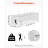 VEVOR Baseball Batting Netting 10/35/41/55/75 FT (NET ONLY) Professional Softball Baseball Batting Hitting Training Net,Heavy Duty Enclosed PE Practice Portable Pitching Cage Net with Door & Carry Bag(41 FT)