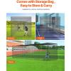VEVOR Baseball Batting Netting 10/35/41/55/75 FT (NET ONLY) Professional Softball Baseball Batting Hitting Training Net,Heavy Duty Enclosed PE Practice Portable Pitching Cage Net with Door & Carry Bag(35FT)