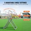 VEVOR Baseball and Softball Rebounder Net, PitchBack Baseball Pitching Nest, 3-Way Baseball, Softball Pitchback Net, Fielding Trainer, Bounce Back Net for Fielding/Throwing Practice(3.5X6 FT)
