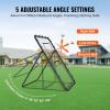 VEVOR Baseball and Softball Rebounder Net, PitchBack Baseball Pitching Nest, 3-Way Baseball, Softball Pitchback Net, Fielding Trainer, Bounce Back Net for Fielding/Throwing Practice(4X6 FT)