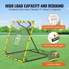 VEVOR Baseball and Softball Rebounder Net, PitchBack Baseball Pitching Nest, 3-Way Baseball, Softball Pitchback Net, Fielding Trainer, Bounce Back Net for Fielding/Throwing Practice(4X4.5 FT)
