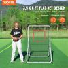 VEVOR Baseball and Softball Rebounder Net, PitchBack Baseball Pitching Nest, 3-Way Baseball, Softball Pitchback Net, Fielding Trainer, Bounce Back Net for Fielding/Throwing Practice(3.5X6 FT)