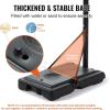 VEVOR Basketball Hoop 44 48 50 54 Inchs, 4.4-10 FT Height Adjustable Basketball Portable Hoop & Goal, Basketballs Hoop Outdoor, PC Backboard for Kids, Adults, Basketball Court, Schools, Parks(44″)