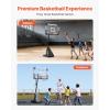 VEVOR Basketball Hoop 44 48 50 54 Inchs, 4.4-10 FT Height Adjustable Basketball Portable Hoop & Goal, Basketballs Hoop Outdoor, PC Backboard for Kids, Adults, Basketball Court, Schools, Parks(44″-Rebound Board)