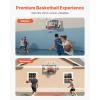 VEVOR Basketball Hoop 44 48 50 54 Inchs, 4.4-10 FT Height Adjustable Basketball Portable Hoop & Goal, Basketballs Hoop Outdoor, PC Backboard for Kids, Adults, Basketball Court, Schools, Parks(54″ Backboard)