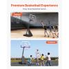 VEVOR Basketball Hoop 44 48 50 54 Inchs, 4.4-10 FT Height Adjustable Basketball Portable Hoop & Goal, Basketballs Hoop Outdoor, PC Backboard for Kids, Adults, Basketball Court, Schools, Parks(48″-Rebound Board)