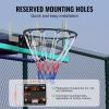 VEVOR Basketball Hoop/Rim 18″, 28 32 Inchs PC Backboard, 5-7 ft Height Adjustable, Basketball Portable Hoop & Goal, Regulation Basketball Hoop Outdoor, Teens, Adults, Basketball Court, Schools, Parks(18in Black Rim)