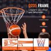 VEVOR Basketball Hoop/Rim 18″, 28 32 Inchs PC Backboard, 5-7 ft Height Adjustable, Basketball Portable Hoop & Goal, Regulation Basketball Hoop Outdoor, Teens, Adults, Basketball Court, Schools, Parks(18in Orange Rim)
