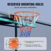 VEVOR Basketball Hoop/Rim 18″, 28 32 Inchs PC Backboard, 5-7 ft Height Adjustable, Basketball Portable Hoop & Goal, Regulation Basketball Hoop Outdoor, Teens, Adults, Basketball Court, Schools, Parks(18in Orange Rim)