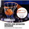 VEVOR Basketball Hoop/Rim 18″, 28 32 Inchs PC Backboard, 5-7 ft Height Adjustable, Basketball Portable Hoop & Goal, Regulation Basketball Hoop Outdoor, Teens, Adults, Basketball Court, Schools, Parks(18in Upgraded Rim)