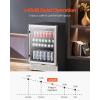 VEVOR Beverage Refrigerator Cooler, 154 Can Beverage Fridge, Mini Fridge with Glass Door, Adjustable Shelves, Digital Temperature Control, Built-in & Freestanding Soda Beer Fridge for Home Office Bar(154 Can)