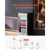 VEVOR Beverage Refrigerator Cooler, 154 Can Beverage Fridge, Mini Fridge with Glass Door, Adjustable Shelves, Digital Temperature Control, Built-in & Freestanding Soda Beer Fridge for Home Office Bar(88 Cans)