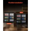 VEVOR Beverage Refrigerator Cooler, 154 Can Beverage Fridge, Mini Fridge with Glass Door, Adjustable Shelves, Digital Temperature Control, Built-in & Freestanding Soda Beer Fridge for Home Office Bar(246 Can)