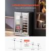 VEVOR Beverage Refrigerator Cooler, 154 Can Beverage Fridge, Mini Fridge with Glass Door, Adjustable Shelves, Digital Temperature Control, Built-in & Freestanding Soda Beer Fridge for Home Office Bar(64 Cans&20 Bottles)