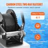 VEVOR Boat Winch,1200 lbs Capacity Hand Boat Trailer Winch Heavy Duty Rope Crank with 23 ft Polyester Strap and Two-Way Ratchet, Manual Operated Hand Crank Winch for Trailer, Boat or ATV Towing(1200 LBS)