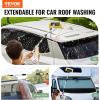 VEVOR Car Wash Brush, 62-Inch Extendable Car Washing Brush with Long Handle, Soft Chenille Fiber Car Wash Mop Mitt, 180° Rotatable Car Cleaning Brush with 1 Replacement Mop for Car, RV, Window, Floor(Soft PVC Bristle head)