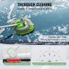VEVOR Car Wash Brush, 62-Inch Extendable Car Washing Brush with Long Handle, Soft Chenille Fiber Car Wash Mop Mitt, 180° Rotatable Car Cleaning Brush with 1 Replacement Mop for Car, RV, Window, Floor(Soft Chenille Fiber head)