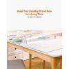 VEVOR Clear Table Cover Protector, 48 inch/1230 mm Round Table Cover, 1.5 mm Thick PVC Plastic Tablecloth, Waterproof Desktop Protector for Writing Desk, Coffee Table, Dining Room Table(80″ x 42″ (Rectangular))