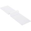 VEVOR Clear Table Cover Protector, 48 inch/1230 mm Round Table Cover, 1.5 mm Thick PVC Plastic Tablecloth, Waterproof Desktop Protector for Writing Desk, Coffee Table, Dining Room Table(96″ x 24″ (Rectangular))