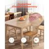 VEVOR Clear Table Cover Protector, 48 inch/1230 mm Round Table Cover, 1.5 mm Thick PVC Plastic Tablecloth, Waterproof Desktop Protector for Writing Desk, Coffee Table, Dining Room Table(72″ x 36″ (Rectangular))